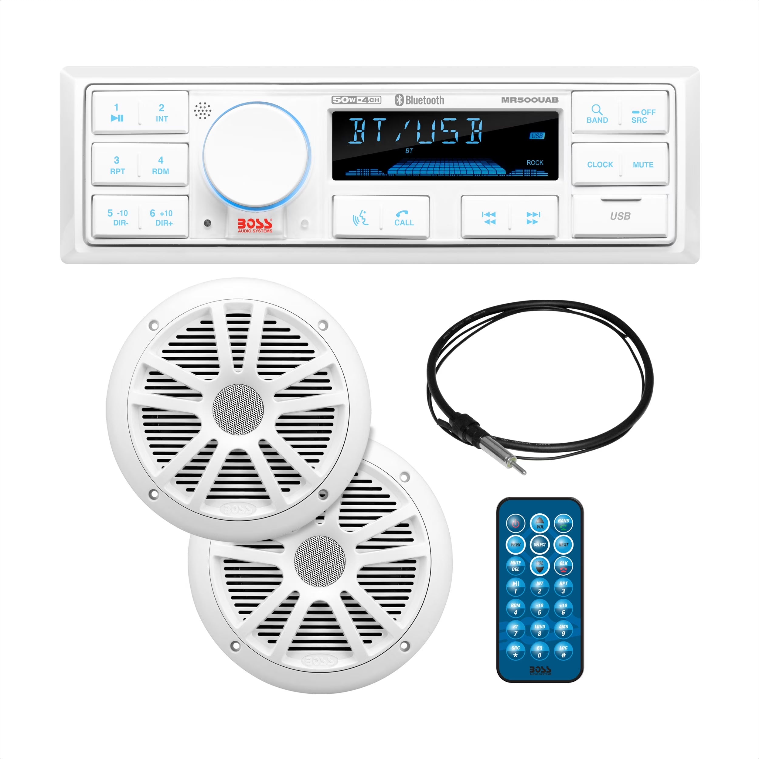 MCK500WB.6 Marine Boat Stereo Sound System Speaker Package