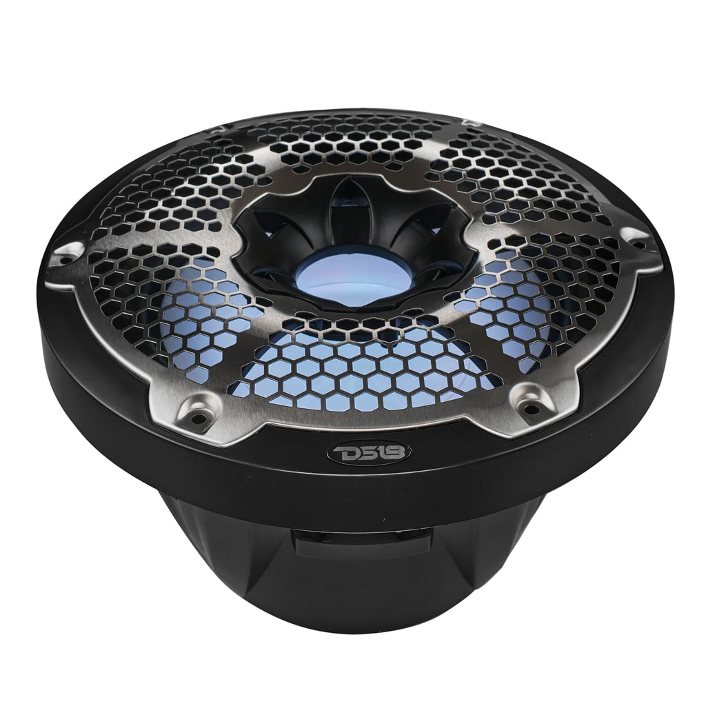 NXL 10" Marine Subwoofer with RGB LED Lights 300 Watts Rms SVC 4-Ohm - Black
