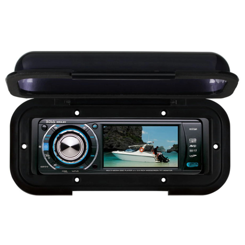 Boss Audio MRC5B Universal Marine Radio Cover, Black