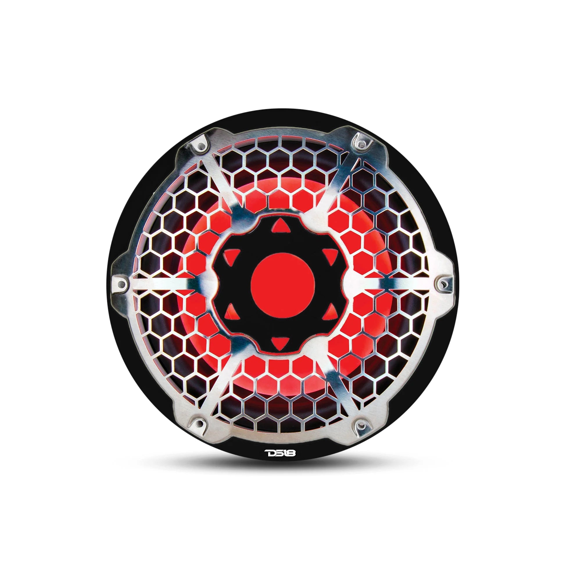 DS18 Best Marine Stereo Subwoofer Package 1 X 10” Subwoofer | 2 X 6.5” Speaker Tower | 2 X 6.5” Marine Speaker | 1 X 5 Ch Amplifier | 1 X MOFCKIT4 and 1 X LED-BTC