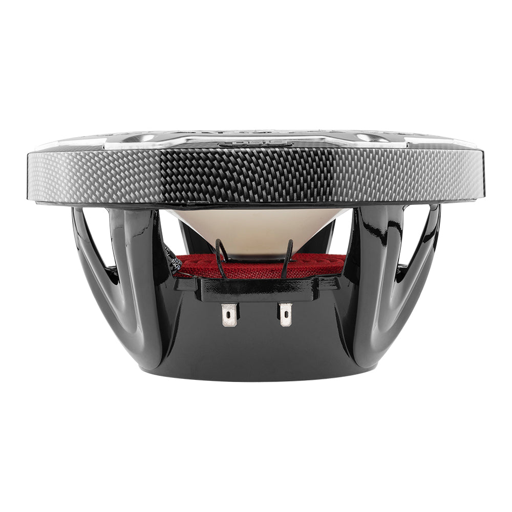 DS18 HYDRO 8 2Way Marine Speakers wRGB LED Lights  125W RMS 4Ohm  Black Carbon Fiber CF8M