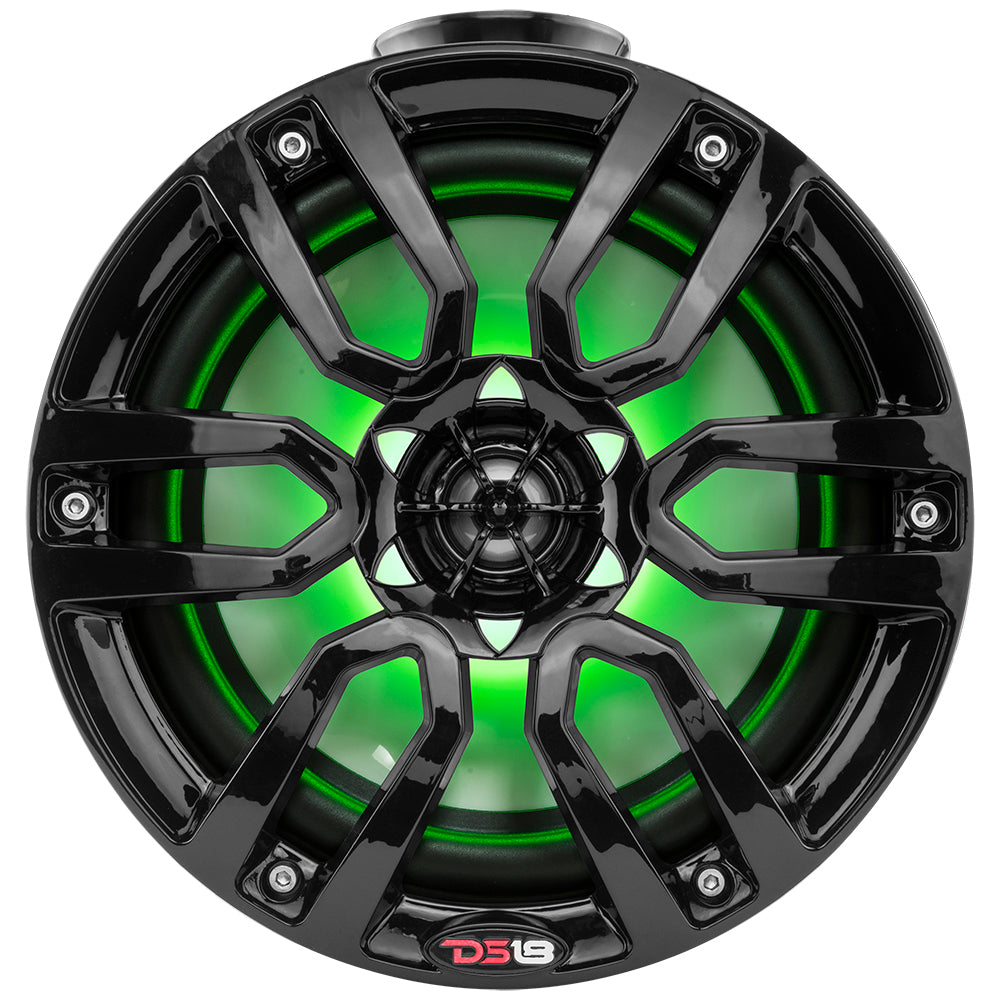 DS18 HYDRO 65 Compact Wakeboard Pod Tower wRGB Light  300W  Red NXLPS6R