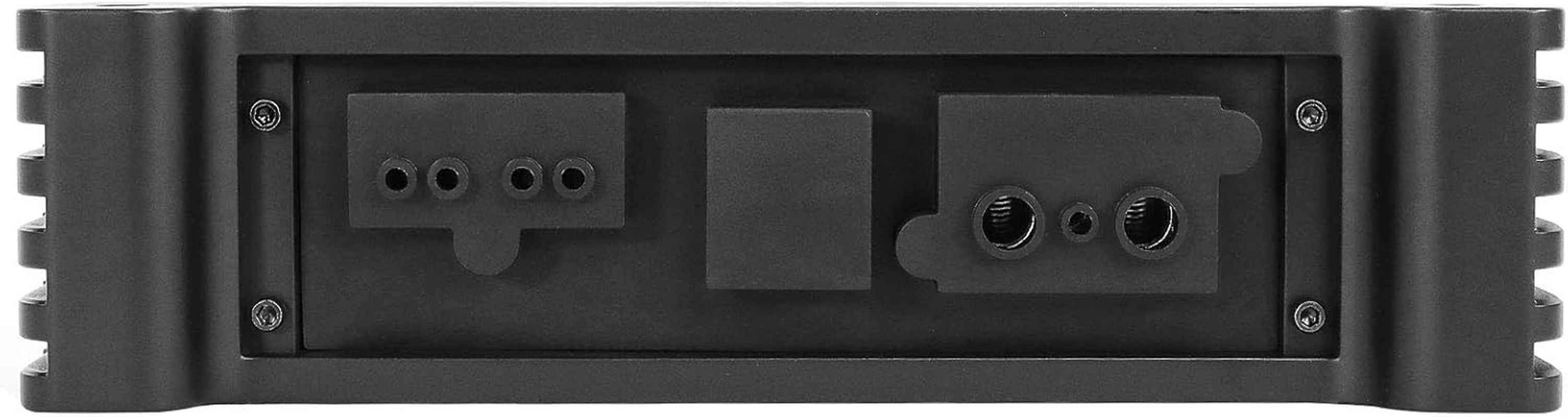 DBM25 Marine Amplifier, 1500W Peak/375W Dyno RMS, 2 Channel, 2 or 4 Ohm, Waterproof Design, Adjustable Crossover, Remote Bass Control for Boats and Marine Audio