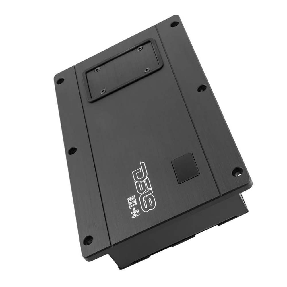 DS18 HYDRO Flush Mount Full Range Digital Marine 4Channel AMP wVoltmeter  1200W NXLF4