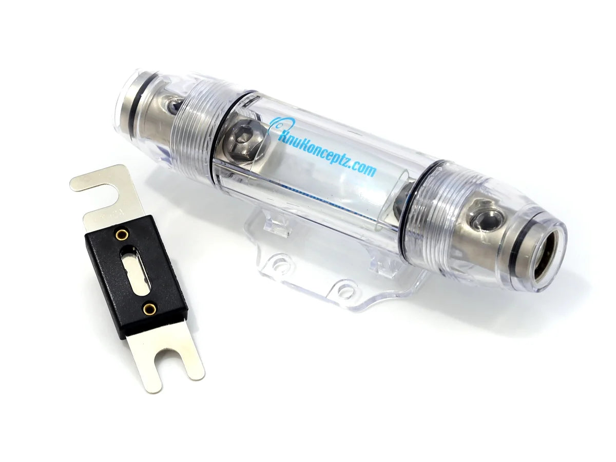Waterproof 0 Gauge in Line ANL Fuse Holder with Fuse