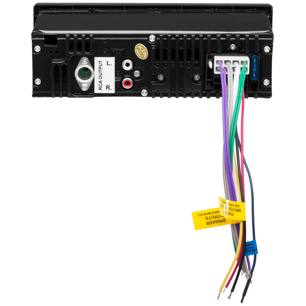 Boss Audio MR1308UABK Bluetooth  Fully Marinized MP3Compatible Digital Media Receiver wUSB  SD Memory Card Ports  Aux