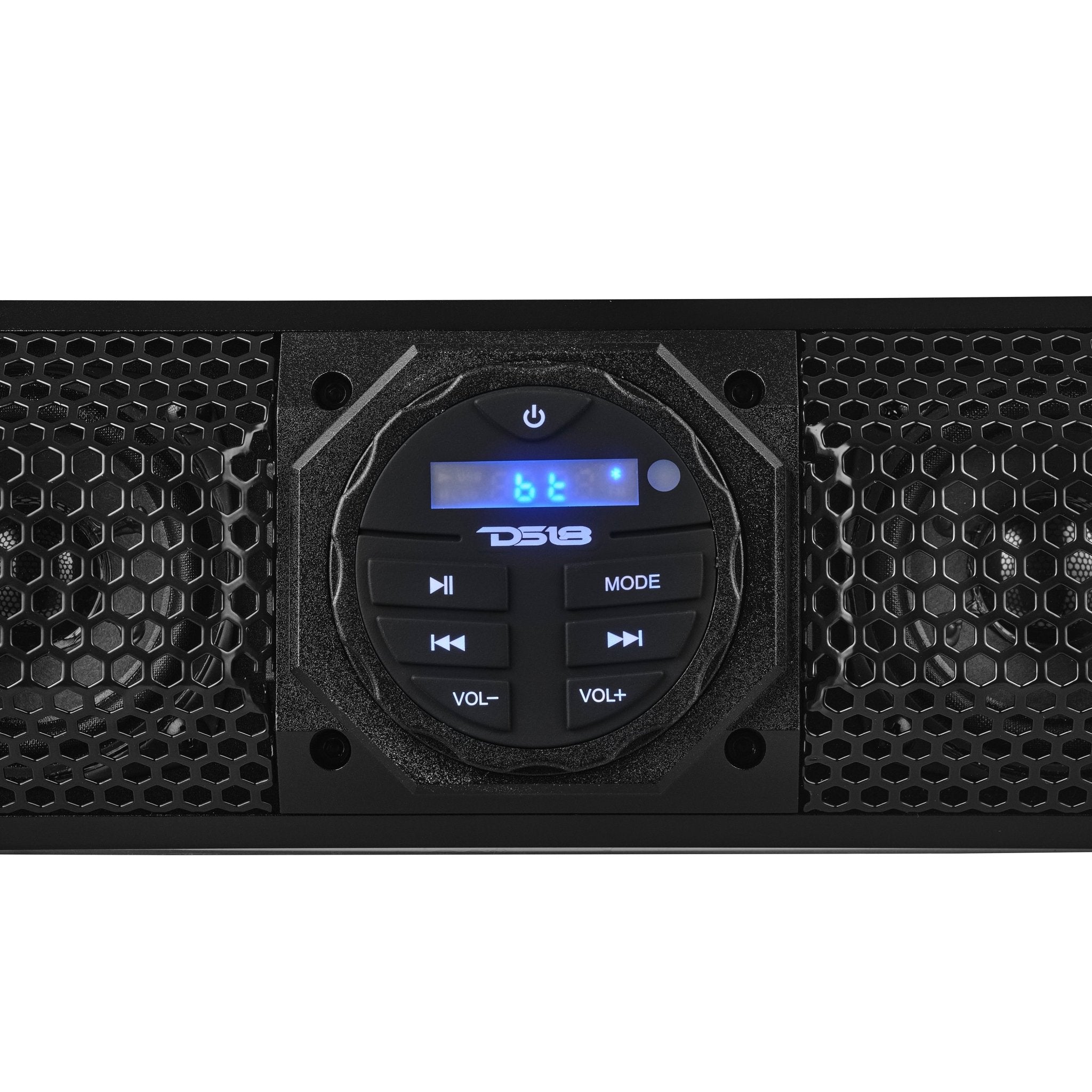 24" Marine Sound Bar Speaker System, 6 Speakers 600 Watts, Bluetooth® V5.0, Rotating Control Panel