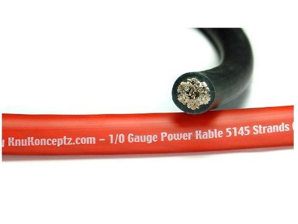 Kolossus Flex Kable 0 Gauge Power Wire Black OFC (Sold in 5 Foot Increments)
