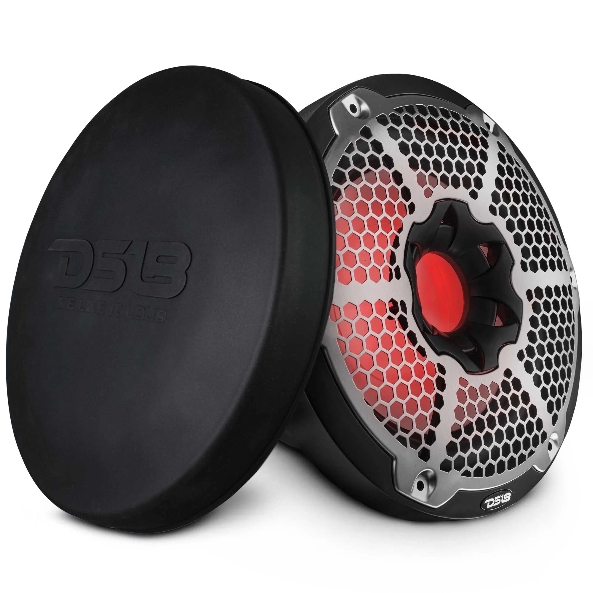 NXL 10" Marine Subwoofer with RGB LED Lights 300 Watts Rms SVC 4-Ohm - Black