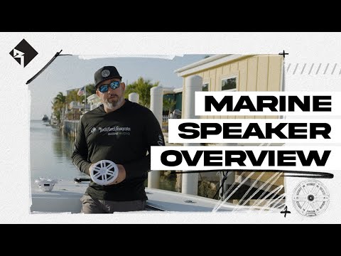 M1-65 Color Optix 6.5” 2-Way Coaxial Multicolor LED Lighted Marine Speakers - White (Pair)